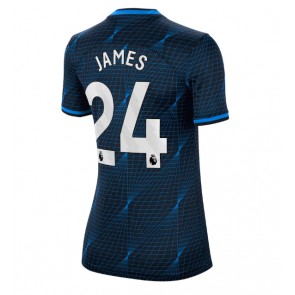 Lacne Ženy Futbalové dres Chelsea Reece James #24 2023-24 Krátky Rukáv - Preč